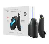 Womanizer X Arcwave Pleasure Pair Premium Couple's Kit - Black Black