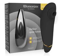 Womanizer Premium 2 Air Pulse Vibrator - Black Black