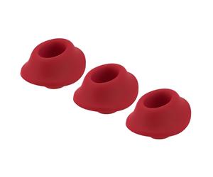 Womanizer Premium S - Replacement Suction Heads Set - Red (3 pcs)