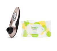 Womanizer Pro40 Clitoral Sucking Toy - Toy & Body Wipes 25 Pack