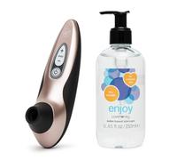 Womanizer Pro40 Sucking Toy + Enjoy Gentle Water Based Lube