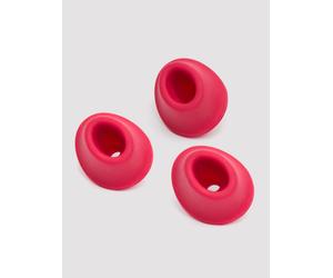Womanizer Vibrator Replacement Heads Medium (3 Pack) - Red Red