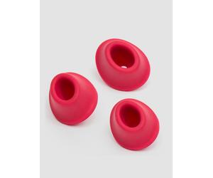 Womanizer Vibrator Replacement Heads Small (3 Pack) - Red Red