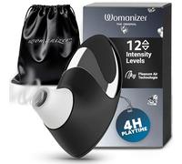 Womanizer W500 Clitoral Sucking Toy - with Swarovski - Clit Stimulator with 12 Suction Speeds - Waterproof Sucker Vibrator - Vibrating Adult Sex Toys for Women - black