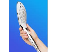 Womanizer X hansgrohe Wave Clitoral Stimulation Shower Head - Silver Silver