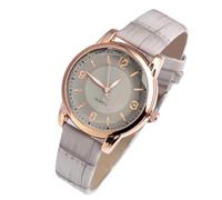 Woman's Blue Life Watch High End Glass Quartz Distinguished Women's Watch Manual Wind Watch (Grey, One Size)