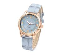 Woman's Blue Life Watch High End Glass Quartz Distinguished Women's Watch Mens Watched (Blue, One Size)