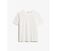 Woman's embroidered T-shirt Superdry Essential Logo Blanc M