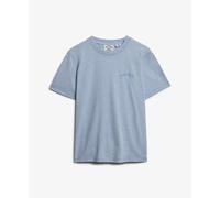 Woman's embroidered T-shirt Superdry Essential Logo Bleu S