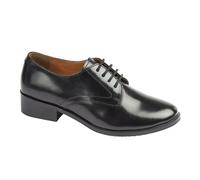 Womans Ladies Cadet Shoes Leather Ladies Military Parade Girls 3 - 9