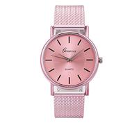 Woman's Life High-end Quartz Watch Distinguished Glass Blue Waterproof Women's Watch Mens Watch Band (F, One Size)