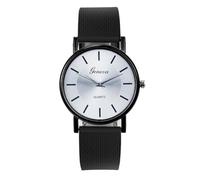Woman's Life High End Quartz Watch Distinguished Glass Blue Women's Watch 24 Hour Analog Watch (B, One Size)