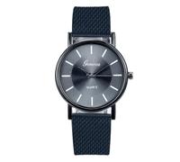 Woman's Life High End Quartz Watch Distinguished Glass Blue Women's Watch 24 Hour Analog Watch (C, One Size)