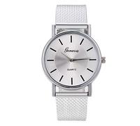 Woman's Life High End Watch Distinguished Glass Blue Women's Watch Wrist Watch for Elderly (A, One Size)
