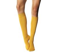 Woman's Over-the-Knee High Thigh Socks Versatile, Comfortable, Stretchy, Breathable, Stockings to Warm Your Legs, Perfect for Daily Wear, Work, Cosplay & Sports, Fit for Skirts & Shorts, Mustard