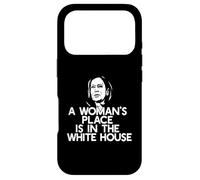 WOMAN'S PLACE IS IN THE WHITE HOUSE Elect Kamala Harris Meme Case for iPhone 17 Pro