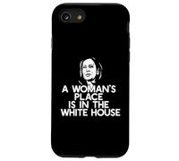 WOMAN'S PLACE IS IN THE WHITE HOUSE Elect Kamala Harris Meme Case for iPhone SE (2020) / 7/8