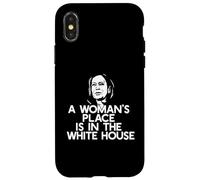 WOMAN'S PLACE IS IN THE WHITE HOUSE Elect Kamala Harris Meme Case for iPhone X/XS