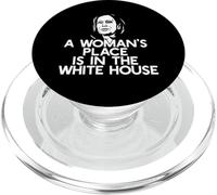 WOMAN'S PLACE IS IN THE WHITE HOUSE Elect Kamala Harris Meme PopSockets PopGrip for MagSafe