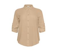Woman's shirt KAFFE Curve Nana Beige 44