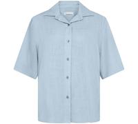 Woman's shirt KnowledgeCotton Apparel Loose Linen-mix Bleu M