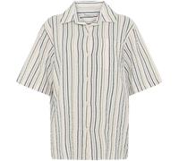 Woman's shirt KnowledgeCotton Apparel Loose Seersucker Vert L