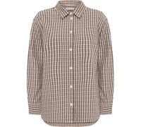 Woman's shirt KnowledgeCotton Apparel Vega Marron S