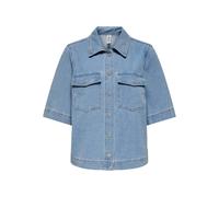 ONLY Women's Onlbelle S/S Shirt DNM Gua Noos, Light Blue (Light Blue Denim), L