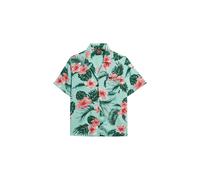 Superdry for woman. W4010419A Beach Resort green shirt (S), Casual, Beachwear, Viscose, Short sleeve