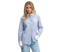 Superdry Poplin Cuff Stripe Long Sleeve Shirt