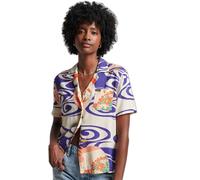 Woman's shirt Superdry Vintage Beach Resort Bleu XS