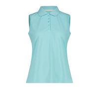 Woman's sleeveless polo shirt CMP Bleu L
