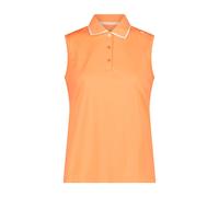 Woman's sleeveless Polo shirt CMP Orange L