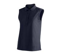 Maier Sports Ulrike Sleeveless Polo Blue 2XL Woman