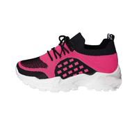 Woman's Trainers Women's Breathable Casual Sneakers Lightweight Comfortable Walking Shoes for Everyday Wear with Elastic Closure Flat Heel Design