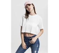 Woman's Urban Classic short Oversized T-shirt Blanc M