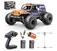 Womaqu 1/14 Brushless RC Cars for Adults, Max 42mph Oil Shock Absorber Electric 4WD High-Speed Off-Road RC Car, Remote Control Car for Adults RC Truck with Two 3S LiPo Batteries 1200 mAh