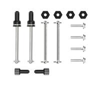 Womaqu 1:14 Y14301-5 Metal CVD Drive Shaft Set for RC Car - Front and Rear Axle Spare Parts, Compatible with HS14322 HS14321 HS14324 HS14331 HS14312 HS14311 HS14301 HS14302