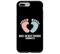 Womb mates Twin Pregnancy Announcement Shirt Twinfluencers Case for iPhone 7 Plus/8 Plus