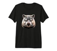 Wombat Australia Marsupial Lazy Cute Wombat Premium T-Shirt