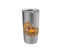 Wombat Burger Snuggle Cartoon Stainless Steel Insulated Tumbler