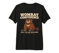 Wombat Funny Wombat Cute Australian Animal Gift Premium T-Shirt