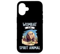 Wombat is my spirit animal. Wombats Wombat Case for iPhone 16