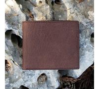Wombat Leather Colombian Leather Card Holder Wallet - Brown - Leather