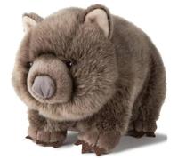 WWF Wombat Plush Toy, Realistically Designed, Super Soft, Lifelike, 28 cm, Grey