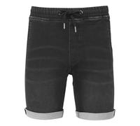 Denim Drawstring Shorts Wombat Black M