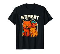 Wombat - Retro Australia Outback Animal T-Shirt