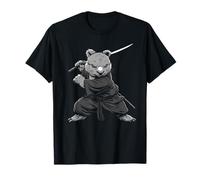 Wombat Samurai Karate Kung Fu Animal Funny Wombat T-Shirt