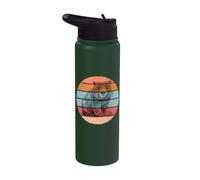 Wombat Wildlife Adorable Gentle Nature Charming Animal Cute Stainless Steel Insulated Water Bottle