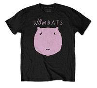 Rock Off The Wombats 'Logo' (Black) T-Shirt (Large)